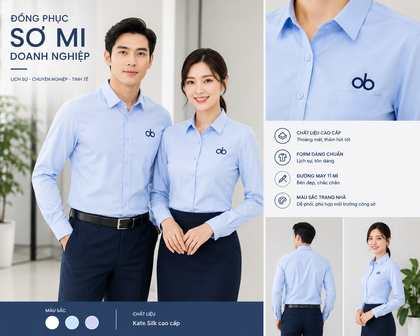 Áo Sơ Mi Đồng Phục
